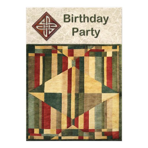 Magic Carpet Ride Birthday Party Invitations