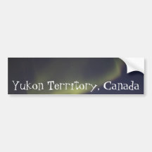 Magic Carpet Ride; Yukon Territory Souvenir Bumper Sticker