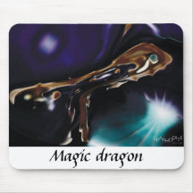 Magic Dragon - super Fantasymotiv von Graphodite Mauspads