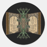 Magic Emerging Reflection Round Stickers