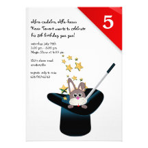 Magic Hat Party Invitation