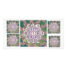 Magic Hexagon Fractal 2 Photo Cards