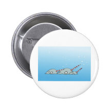 Magic holiday Narwals Pin