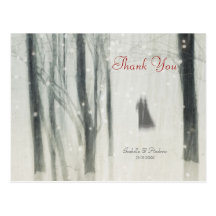 Magic Love Wedding Thank You Card Post Cards