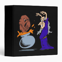 Magic Meatball Wizard Vinyl Binders