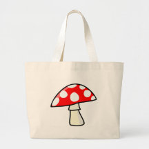 Magic Mushroom Canvas Bag