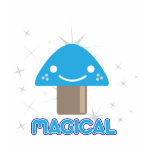 Magic Mushroom Kawaii t-shirts