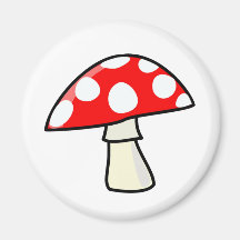 Magic Mushroom Refrigerator Magnet