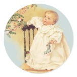Magic of Christmas Round Stickers