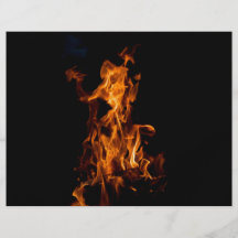 Magic of fire custom flyer