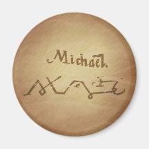 Magic Seal Angel Michael Protection Magic Charms Fridge Magnet