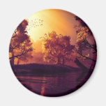 Magic trees refrigerator magnet