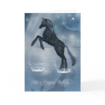 Magical birthday dark fantasy Unicorn Cards