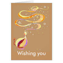 Magical birthday greeting cards