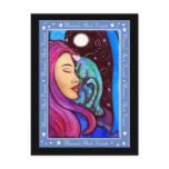 Magical Cat Woman's Best Friend Postcards