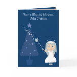 Magical Christmas Sober Princess & Tree Card