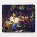 Magical Fairy Fantasy Painting: The Fairy Bower mousepads