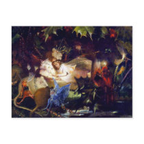 Magical Fairy Fantasy Painting: The Fairy Bower Postcard