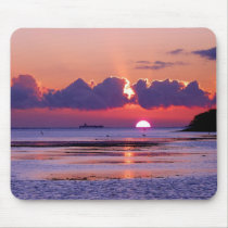 Magical Hawaiian sunset mousepads