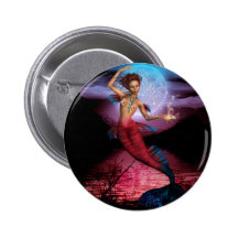 Magical Mermaid Moon Pin