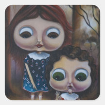 magical nature.jpg square sticker