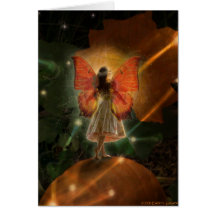 Magical Pumpkin Fairy Greeting Card