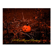 Magical Samhain Postcard