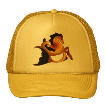 Magical Sea Horse Collection Mesh Hats