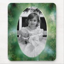 Magical Snowflake Frame Mousepad