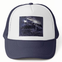 Magical Steam Engine Victorian Train Mesh Hats
