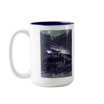 Magical Steam Engine Victorian Train Mug
