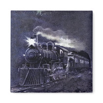 Magical Stream Engine Victorian Train Fridge Magnets
