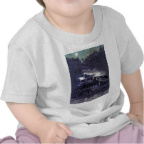 Magical Stream Engine Victorian Train T-shirt