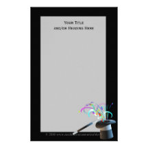 Magical Top Hat Stationery