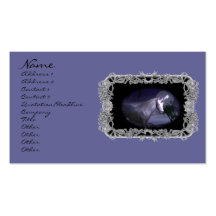 Magical Unicorn Profile Cards by Dragoncat Business Card