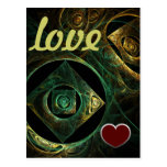 Magical Vibrations Love Postcard