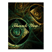 Magical Vibrations Thank You Postcard