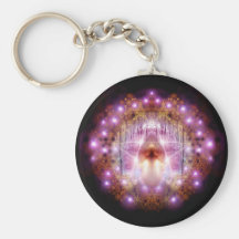 Magical Wicca Pentagram Altar Keychain