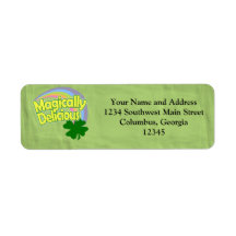 Magically Delicious Return Address Labels
