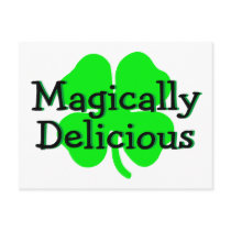 Magically Delicious St Patricks Day Clover Post Cards