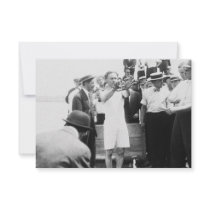 Magician Harry Houdini Overboard Box Escape 1912 Custom Announcements