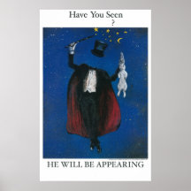 Magician Invisible Posters