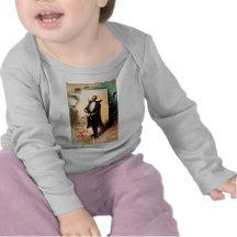 Magician pulling roses out of top hat, c.1892 t shirt