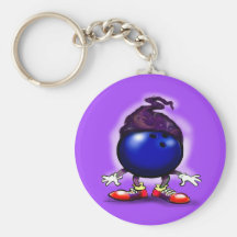 Magicien de bowling porte-clefs