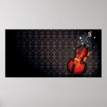 Magie de double basse posters