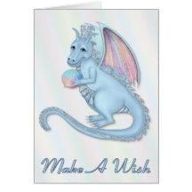 Magie de dragon carte de vœux