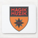 Magik Muzik "Orange/Red" Mousepad