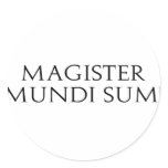 Magister Mundi Sum! Stickers