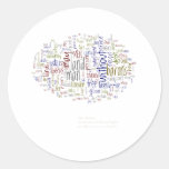 MagnaCartaEnglish Round Stickers