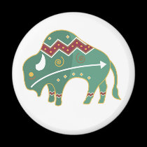 Magnet Buffalo Design Native American magnets